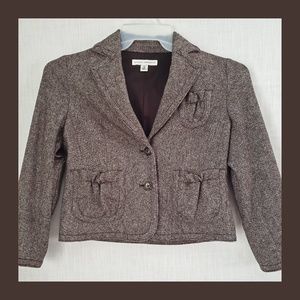 Banana Republic Wool-Blend Cropped Blazer …